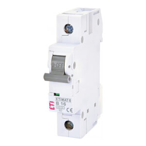 Siguranță automată 1P 16A Curba B 6kA ETI