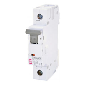 Siguranță automată 1P 10A Curba B 6kA ETI